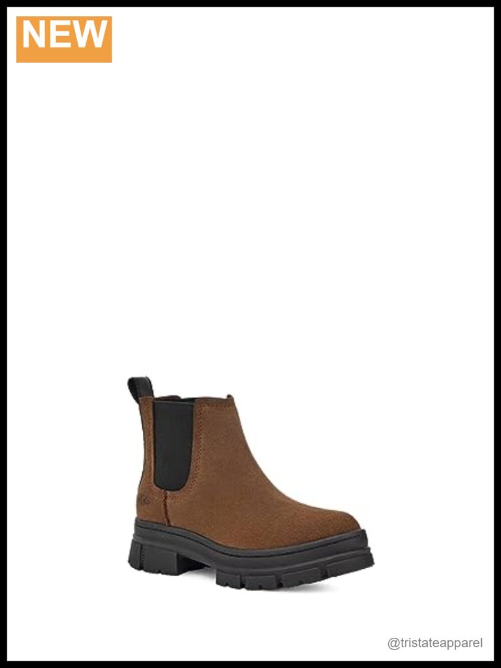 UGG Ashton Chelsea Boot Waterproof Suede Ankle Bootie Pull-On